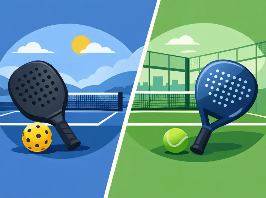 Pickleball Padel Unterschied einfach erklärt