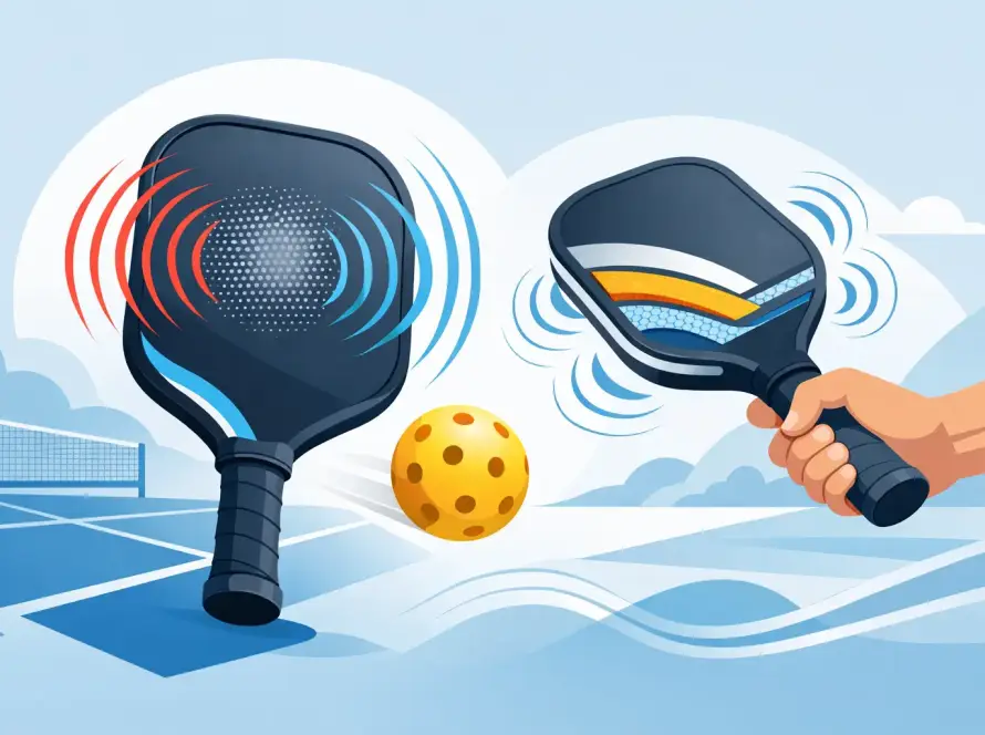 Pickleball Schläger Vibrationsdämpfung erklärt