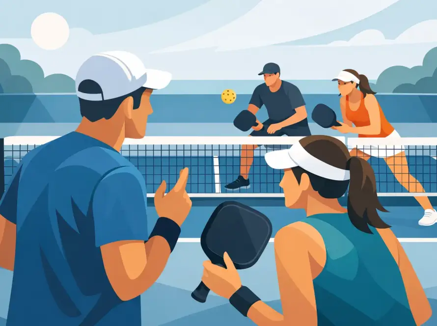 Pickleball-Doppelstrategie für Anfänger
