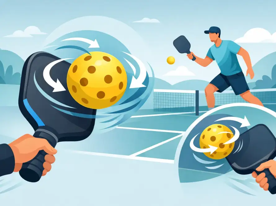 Pickleball Spin gezielt einsetzen lernen