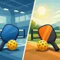 Indoor oder Outdoor Pickleball? Der Unterschied
