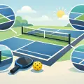 Pickleball Linien auf dem Court erklärt