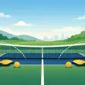 Pickleball Netzhöhe vorne und hinten erklärt