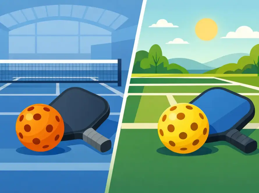 Indoor Outdoor Pickleball Bälle richtig wählen