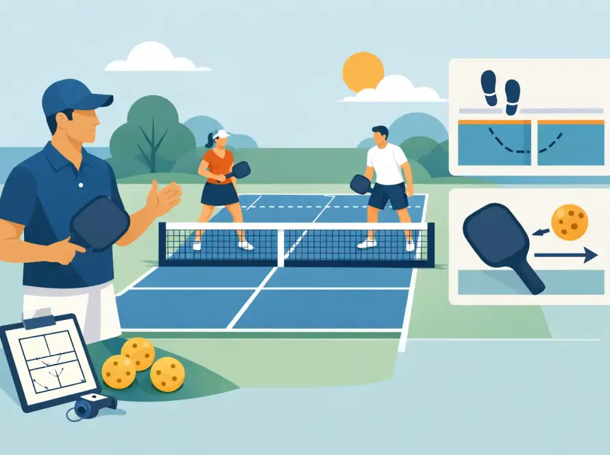 Pickleball Kitchen-Regeln erklärt für Einsteiger