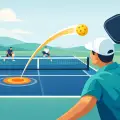 Pickleball-Schmetterball richtig platzieren