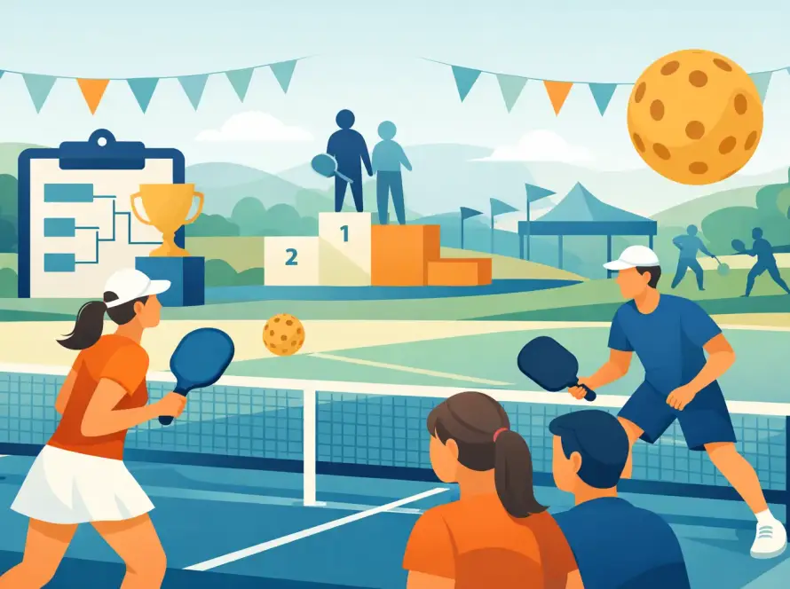 Pickleball-Turniere für Amateure einfach starten