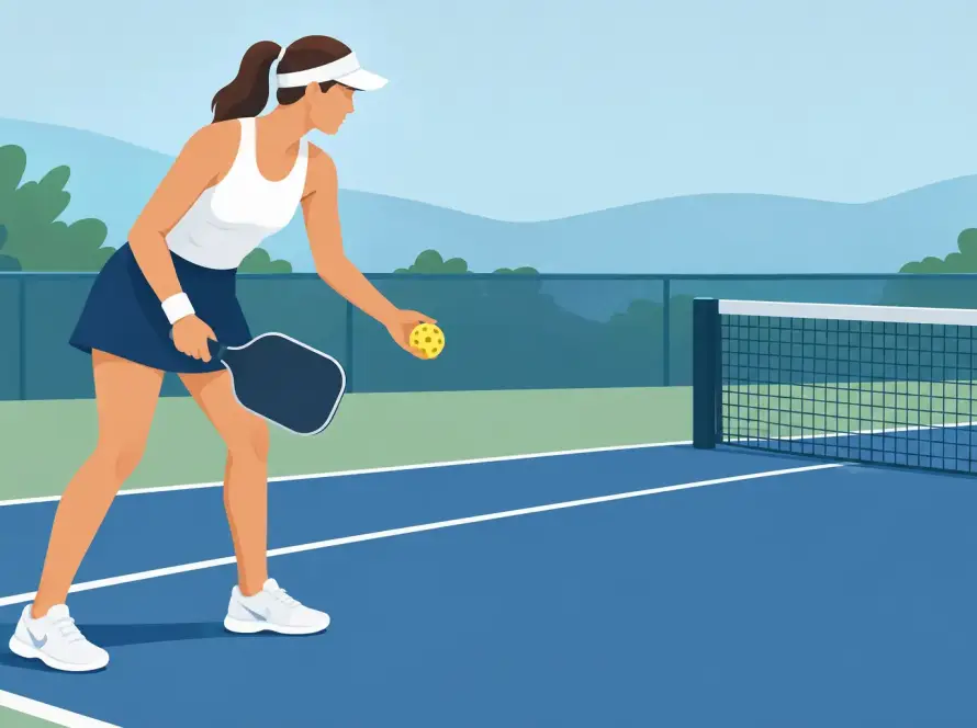 Pickleball Aufschlagregeln richtig anwenden