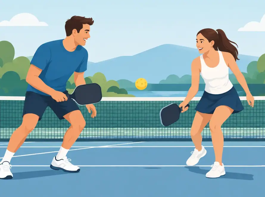 Pickleball lernen als Paar leicht gemacht