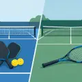 Pickleball Netz und Tennisnetz: der Unterschied