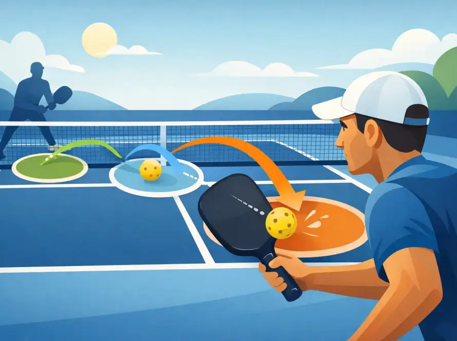 Pickleball Return sicher platzieren lernen
