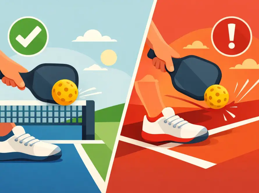 Wann ist ein Pickleball Fault? Einfach erklärt
