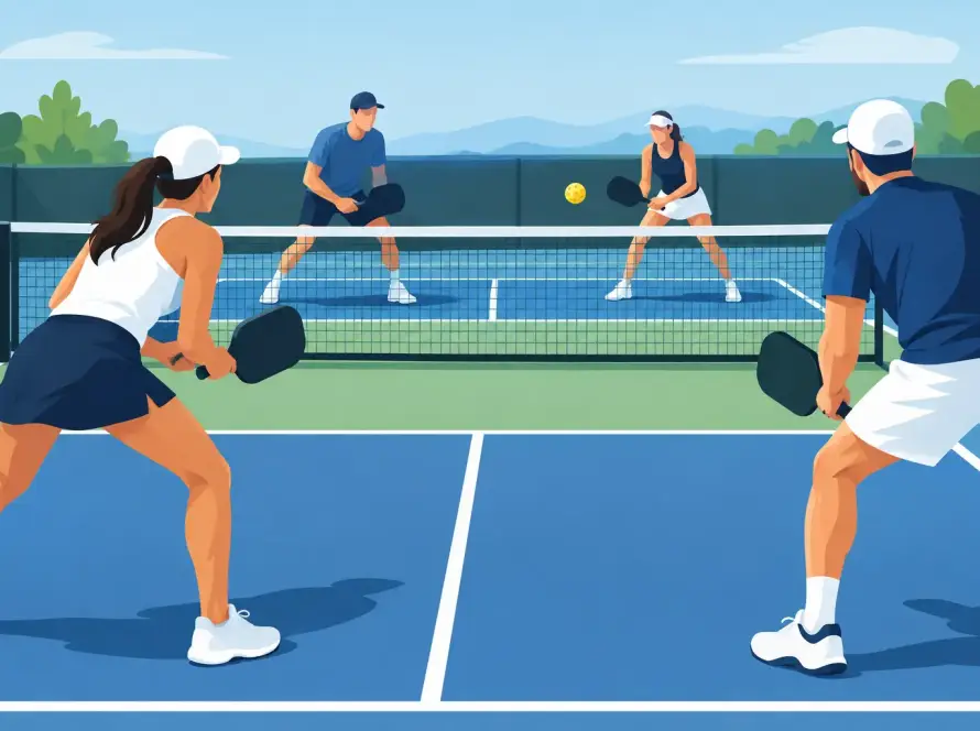 Kitchen Zone bei Pickleball: Regeln und Taktik