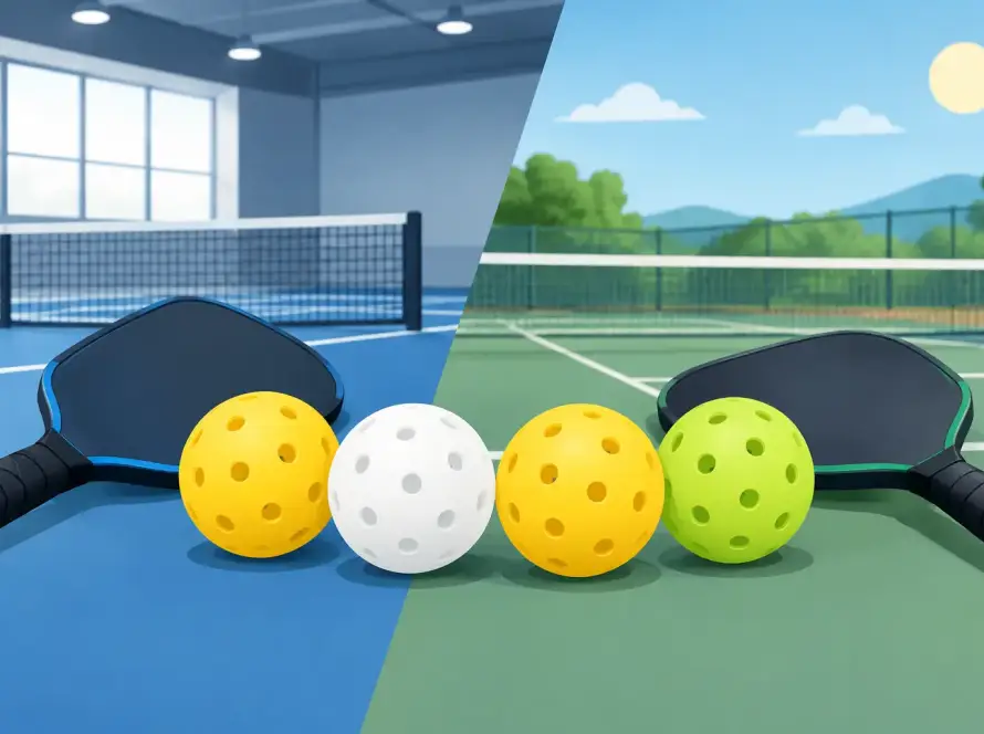 Pickleball Bälle Indoor Outdoor richtig wählen