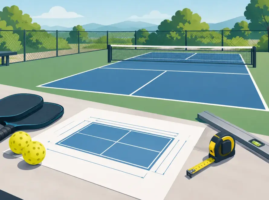 Pickleball Court Maße richtig planen und markieren