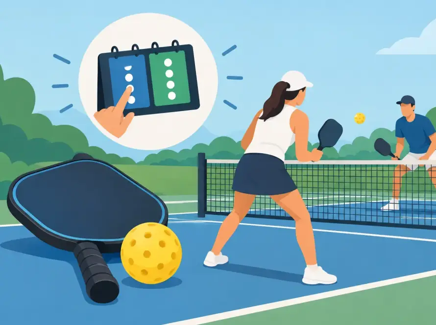 Pickleball Punktezählung einfach erklärt